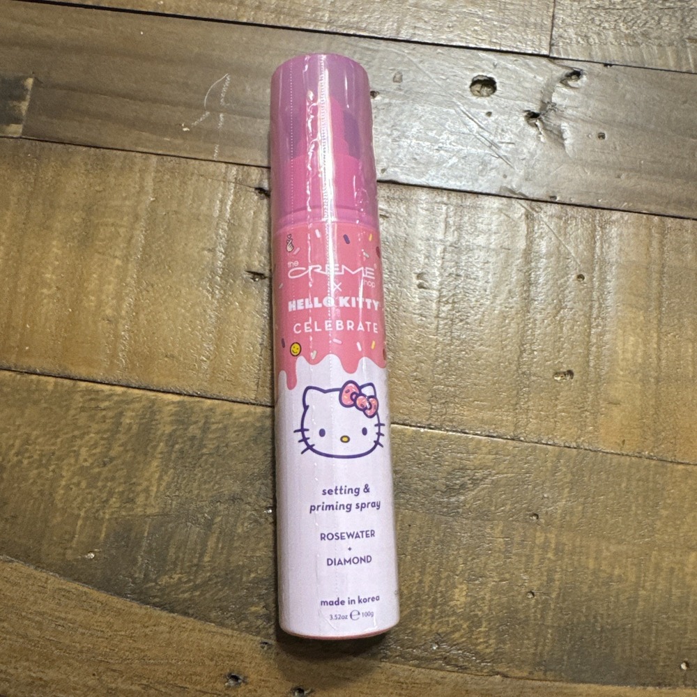 The Creme Shop x Hello Kitty Celebrate Setting & Priming Spray 3.52oz New Sealed